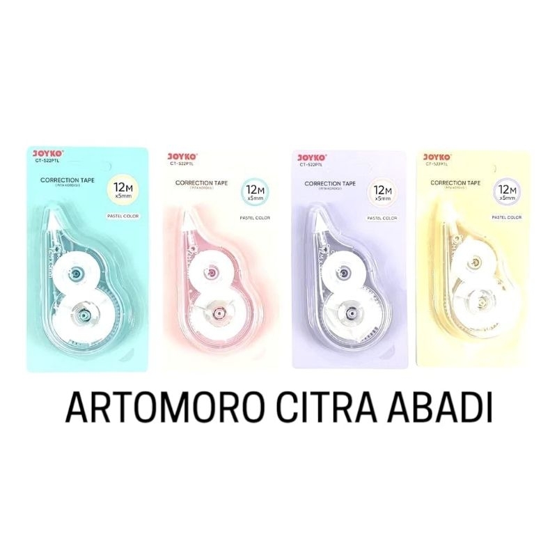 

Tip X Kertas JOYKO Correction Tape CT-522 - PASTEL COLOR