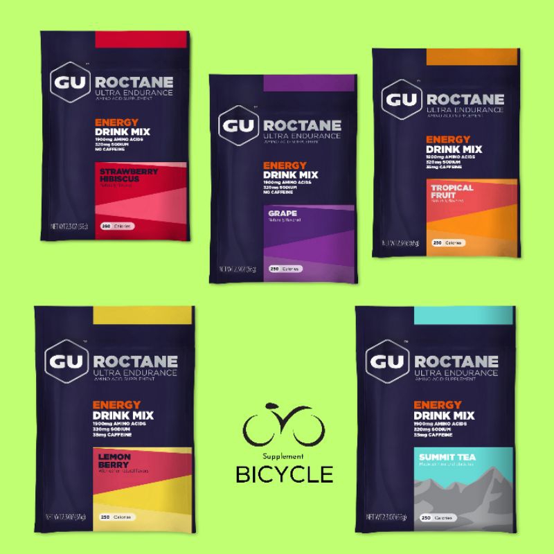 

Gu Roctane Energy DRINK MIX 65gr | Supplement Olahraga Sepeda