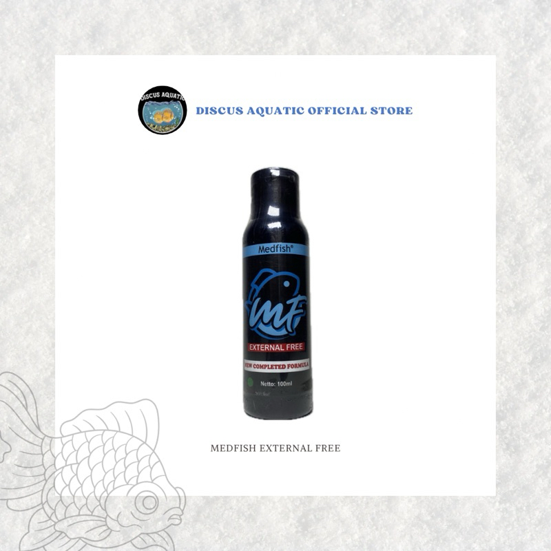 Discus Aquatic | Medfish External free | Obat Ikan Hias Anti Jamur, Bakteri & Parasit