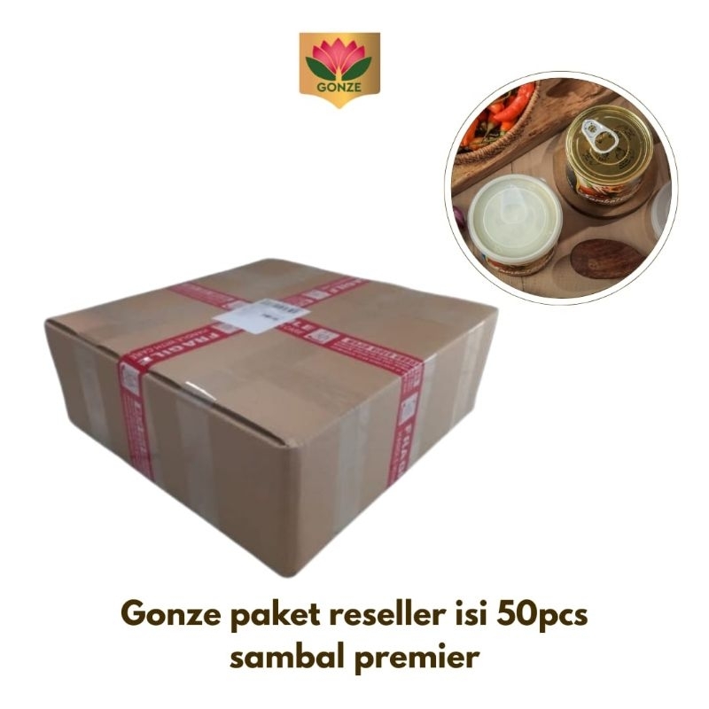 

Gonze Paket Hemat Harga Reseller isi 50pcs Sambal Premier