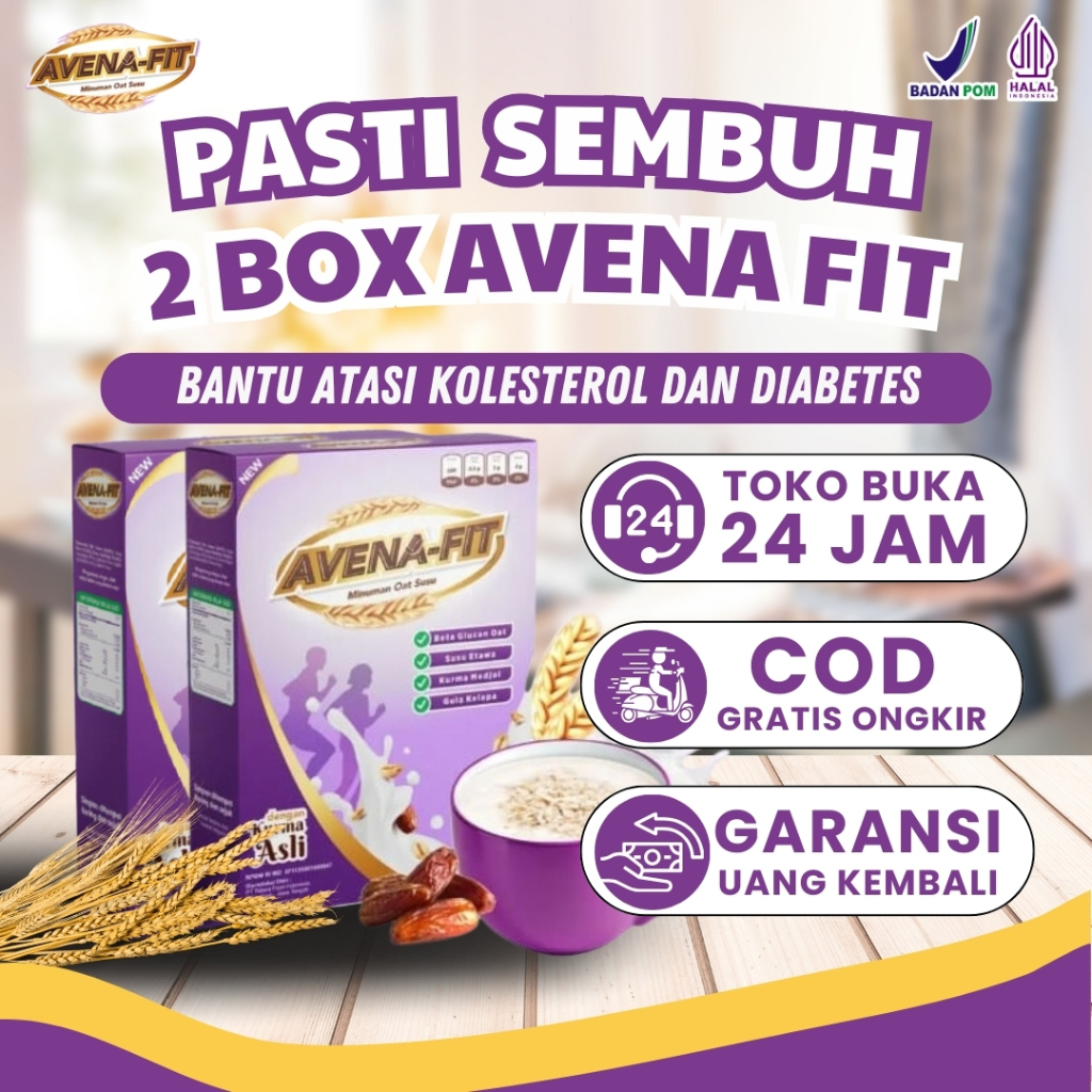 

Avena Fit 2 BOX - Membantu Menurunkan Kadar Gula Darah Dan Kolesterol Jahat