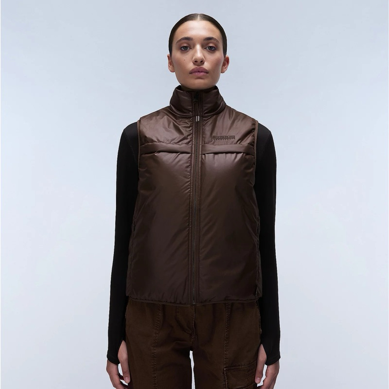 NPPJR RUTH VEST Rompi Wanita Brown