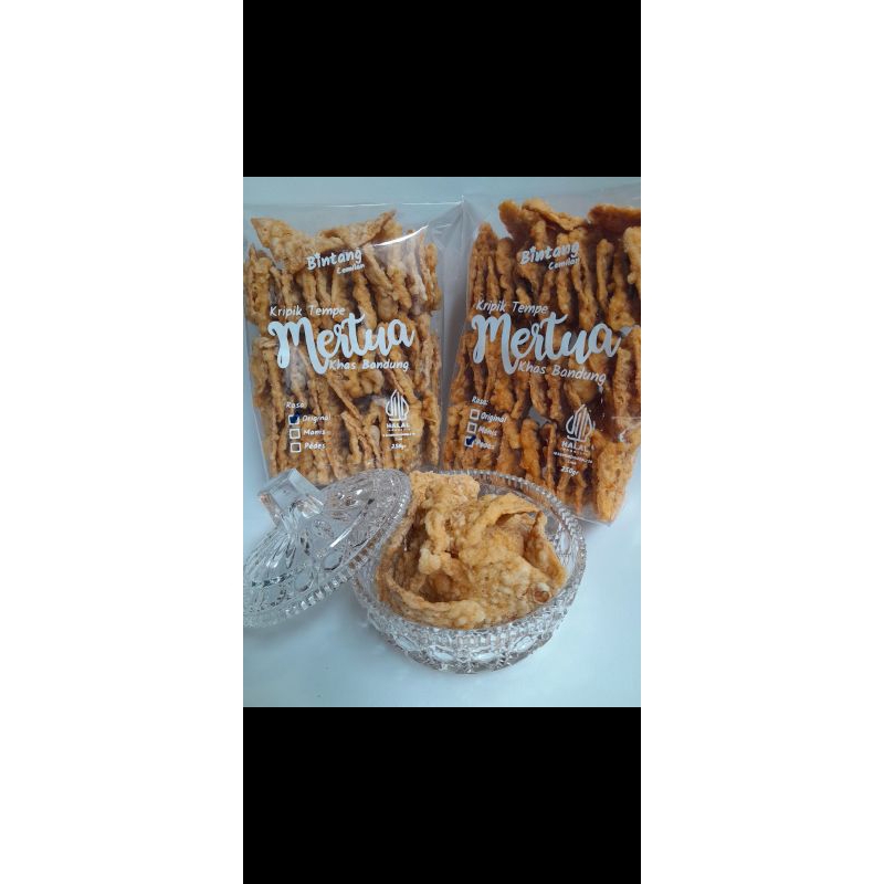 

Keripik kripik tempe khas bandung
