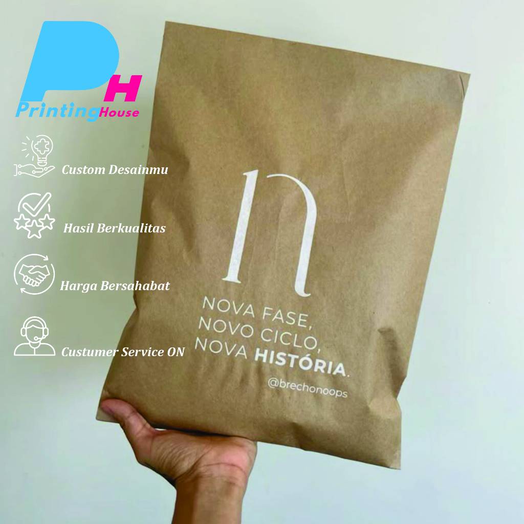 

Amplop Kraft CUSTOM Surat Menyurat CETAK SABLON PRINT DIGITAL