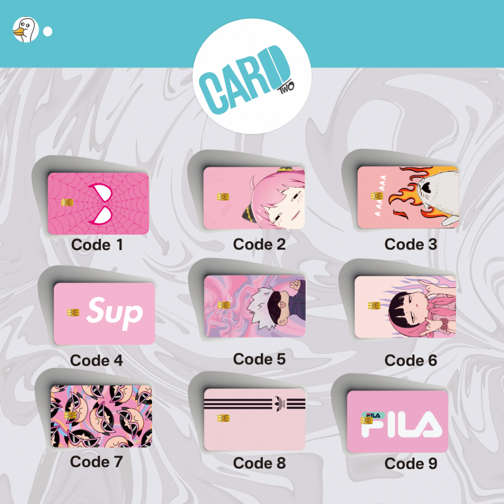 

CARDTWO Stiker Skin ATM Sticker Flazz/Emandiri Custom HYPE PINK Print Last - Special Limited Edition