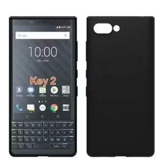 Softcase Matte BlackBerry KEY2 Premium Frosted Silikon Case