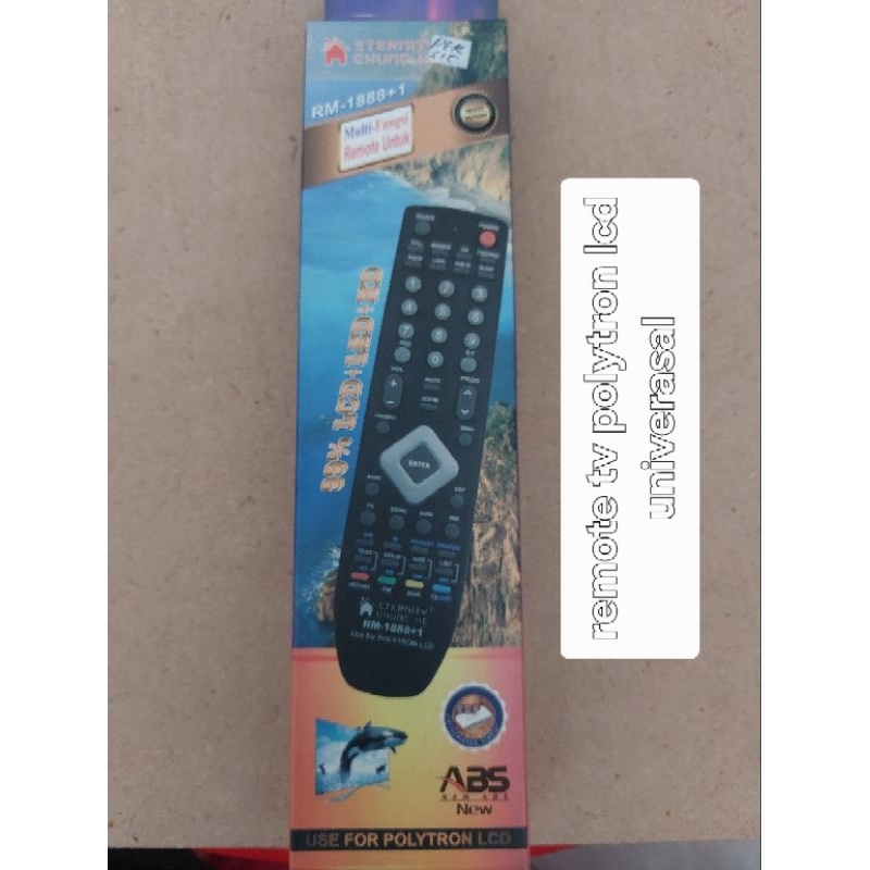 REMOT TV LCD POLYTRON CHUNG HE RM-1888+1 UNIVERSAL