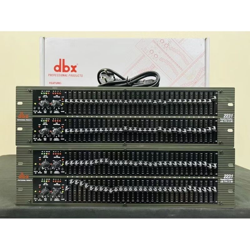 EQUALIZER DBX 2231 2231 31 BAND EQUALISER NEW ORIGINAL