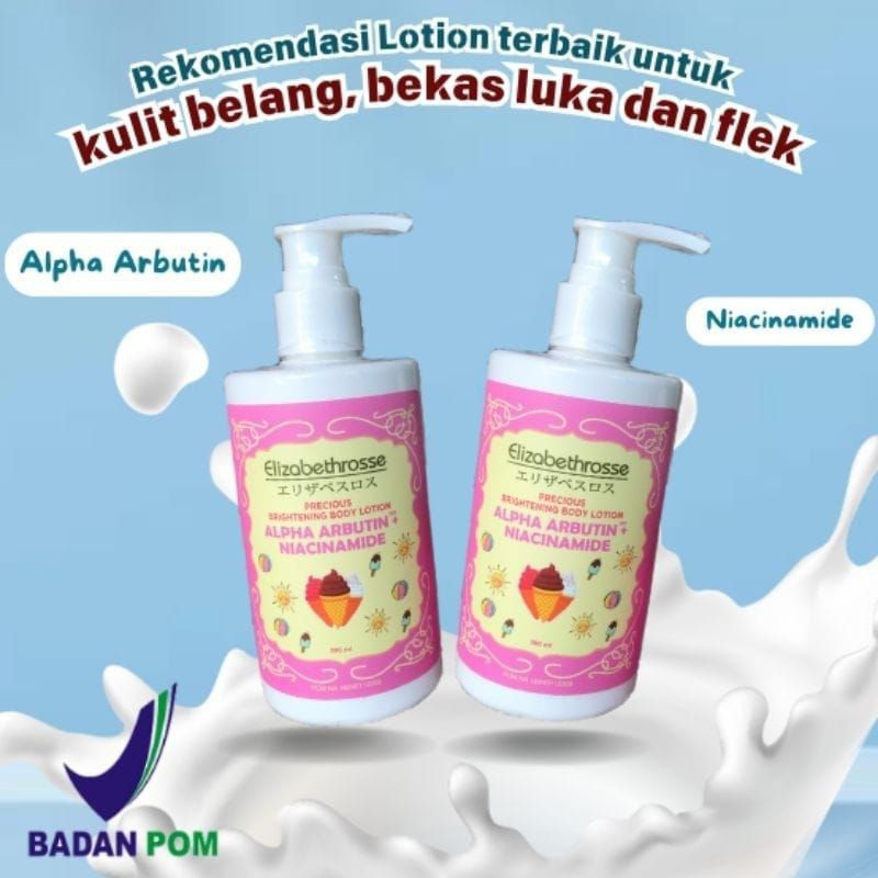 Handbody Lotion Alpha Arbutin Niacinamide Whitening BPOM 300Ml