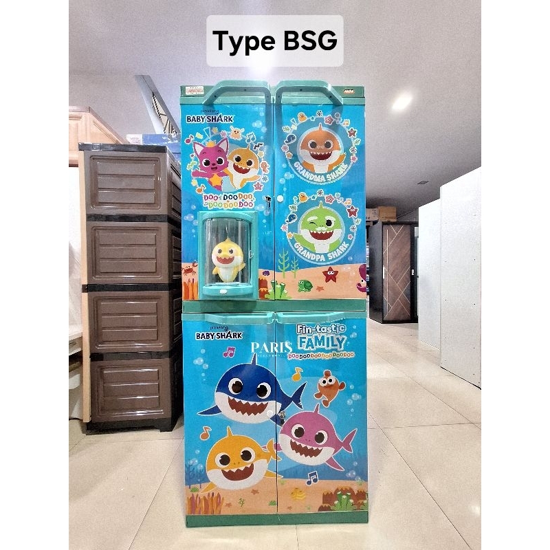 Naiba MSC Doll Jumbo 9284 Lemari Pakaian anak Lemari plastik Naiba 9284