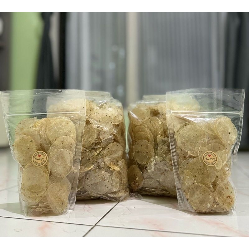 

Keripik kaca pedas original gurih kriuk 500gram 1kg