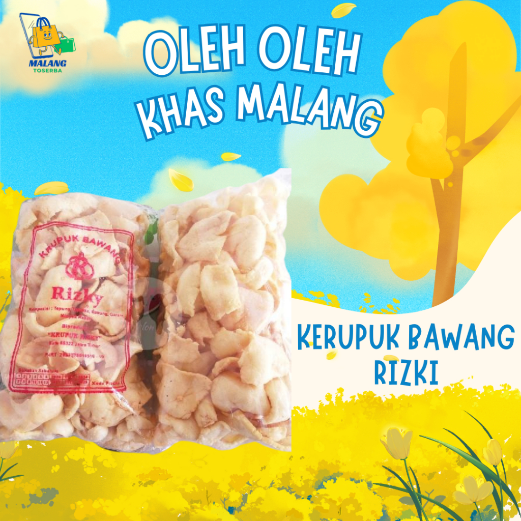 

[KIRIM INSTAN] KERUPUK BAWANG RIZKY OLEH OLEH KHAS MALANG
