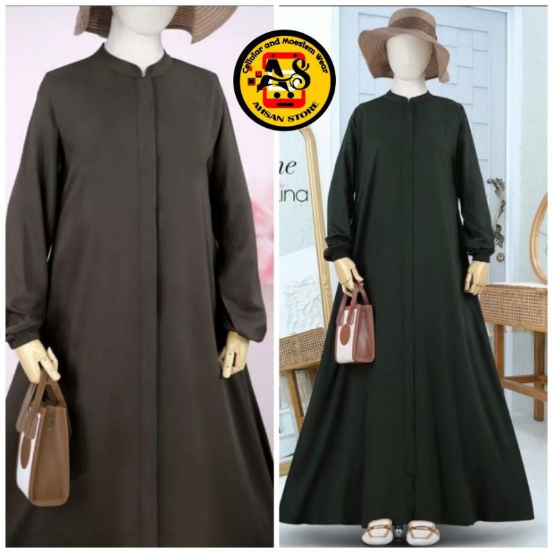 ATELIER ANGELINA SERENE DRESS EMBROIDERY AFFOGATO M L & SERENE DRESS EMBRO FOREST NIGHT XL AA