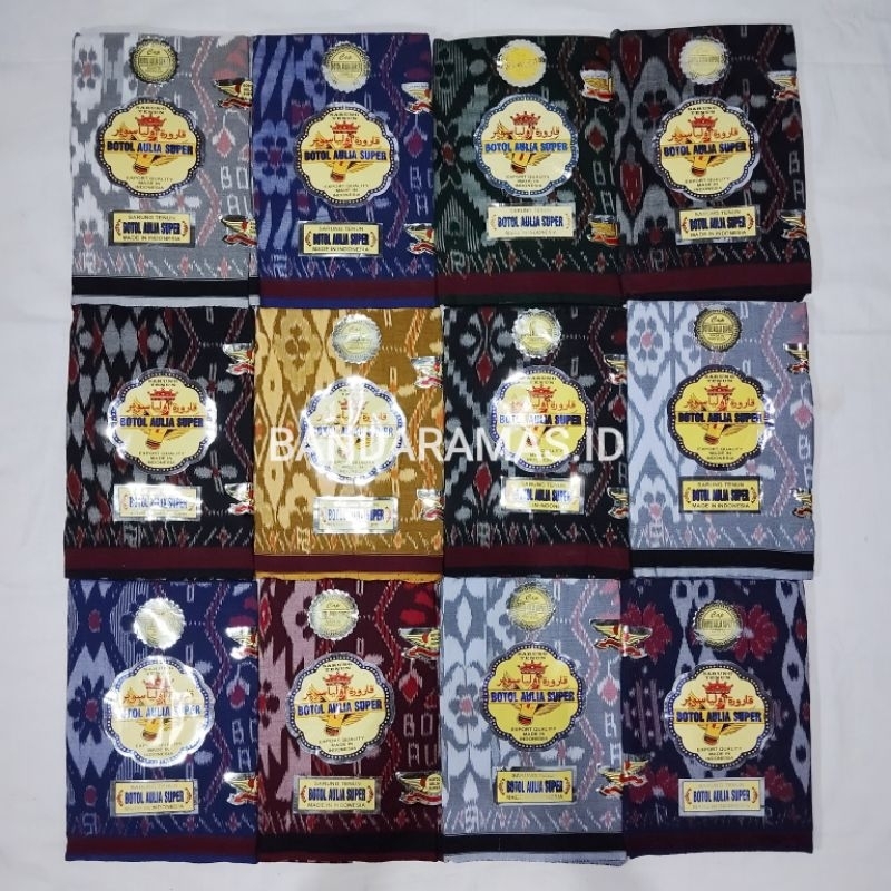 Sarung Goyor ATBM Asli Botol Aulia Super Jahit Tengah Export Quality