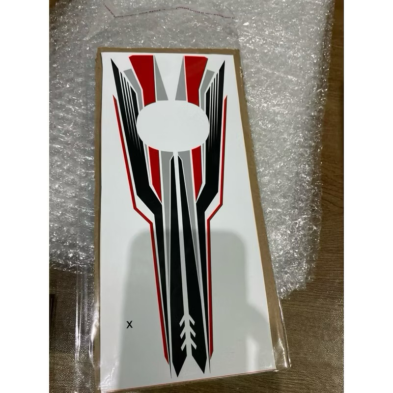 

stiker livery bus basuri miniatur kode X belum di cutting