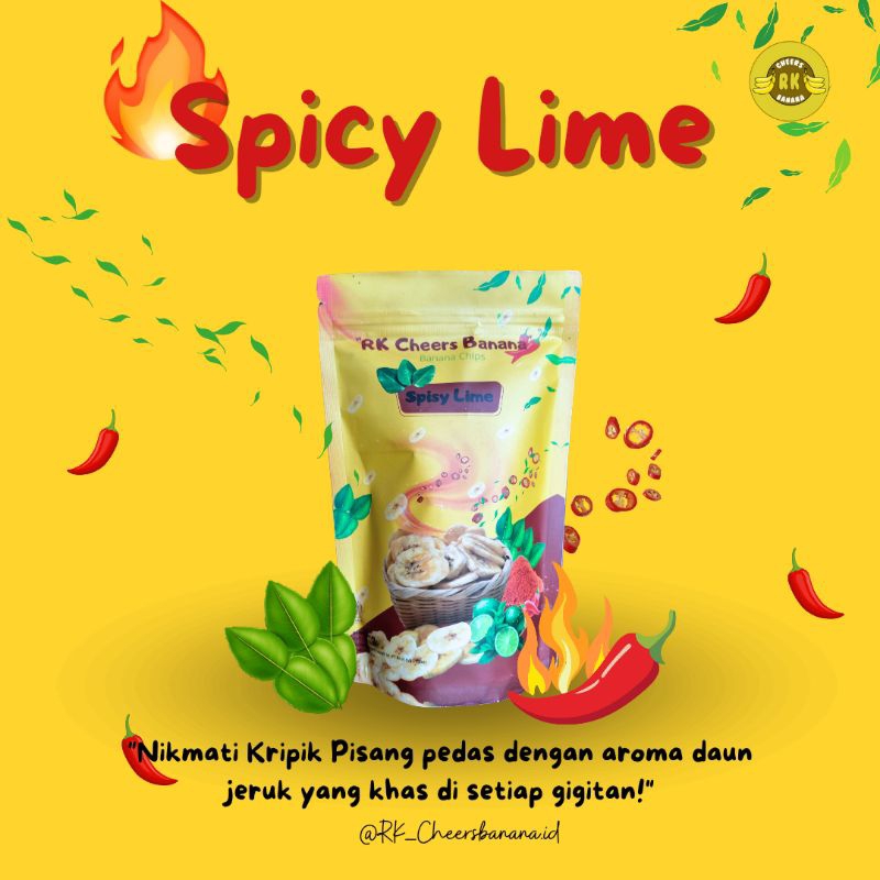 

Kripik Pisang Pedas Daun Jeruk (Spicy Lime), Harga TERJANGKAU