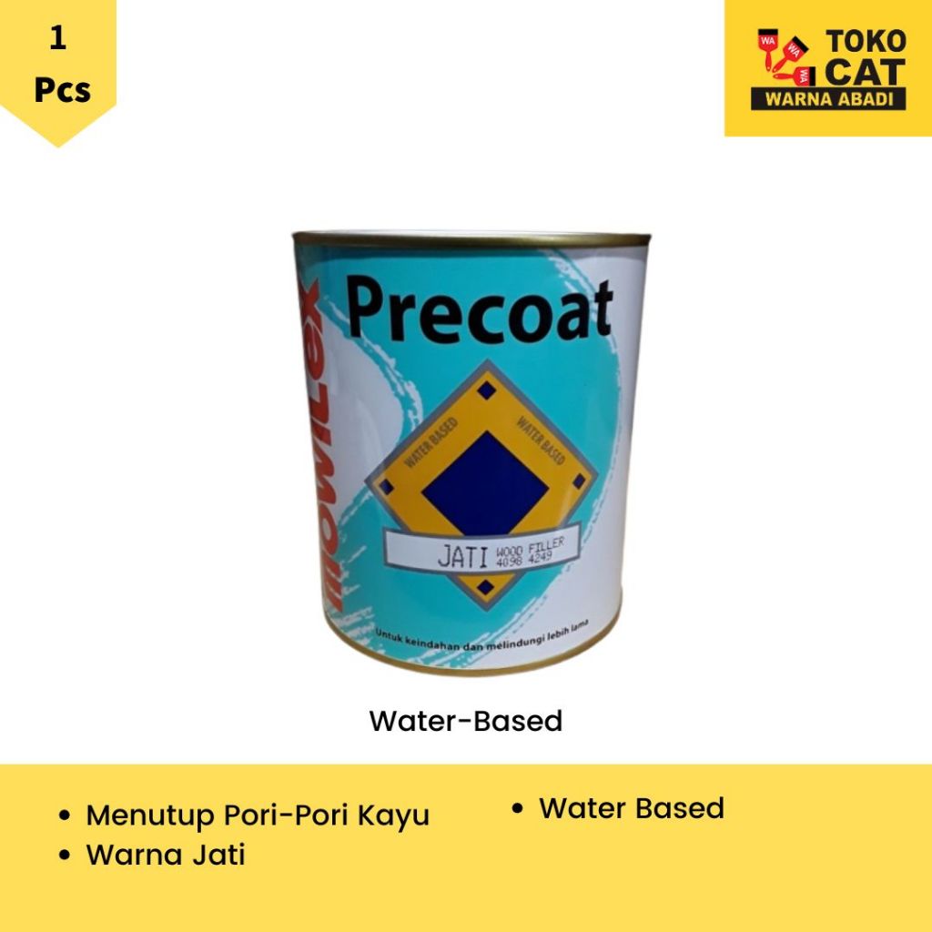 WOODFILLER MOWILEX 1 KG WARNA JATI