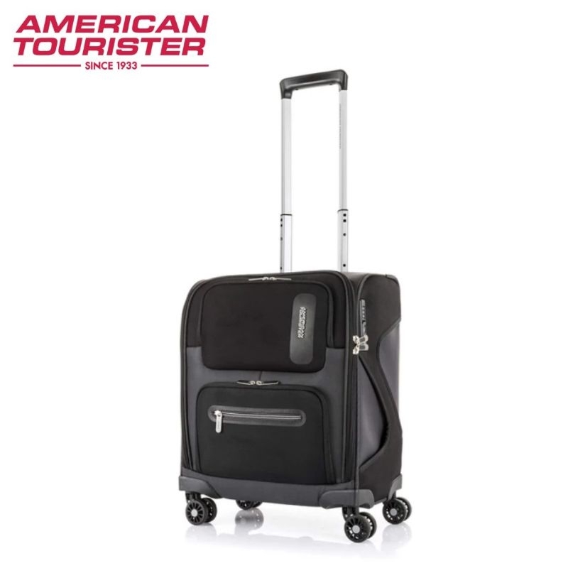 American Tourister Maxwell Koper Softcase Small Cabin 18 Inch - Black