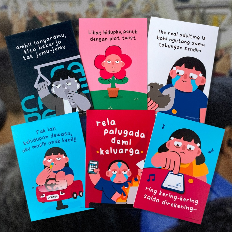 

Artprint lucu sobat Sandwich Generation