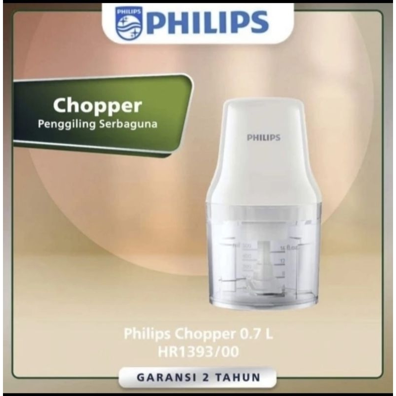 PHILIPS CHOPER DAGING 0,7L PHILIPS HR1393/00 PENGGILING DAGING BUMBU SERBAGUNA
