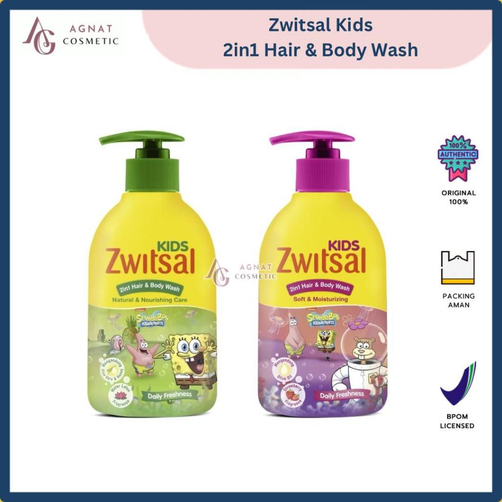 Zwitsal Kids Hair & Body Wash Soft and Moisturizing 280 mL/Zwitsal Kids 2 In 1 Hair & Body Wash Natu