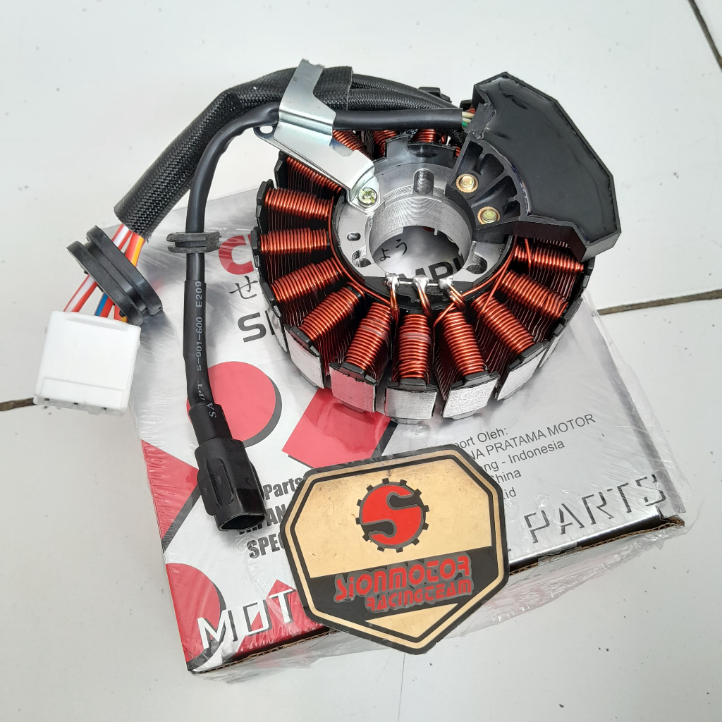 Spool Assy / Spol Spull Komplit / Stator Assy Yamaha Lexi 125 18Lilit B63-H1410-00 Choho