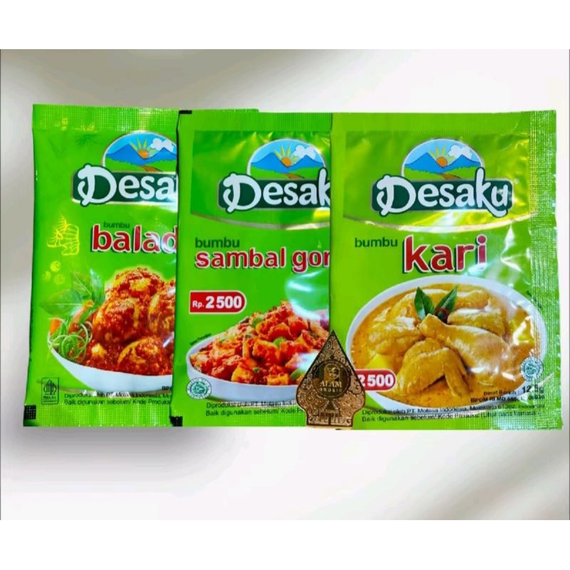 

DESAKU BUMBU INSTAN BALADO KARI SAMBEL GORENG PER1RENCENG