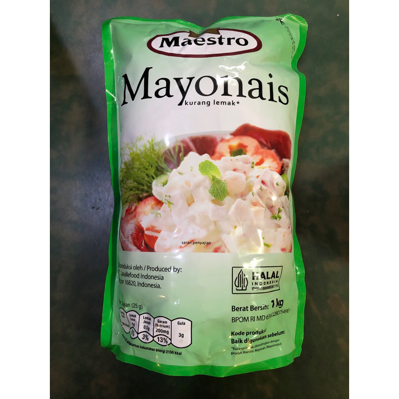 

MAESTRO Mayonais 1 Kg Pouch