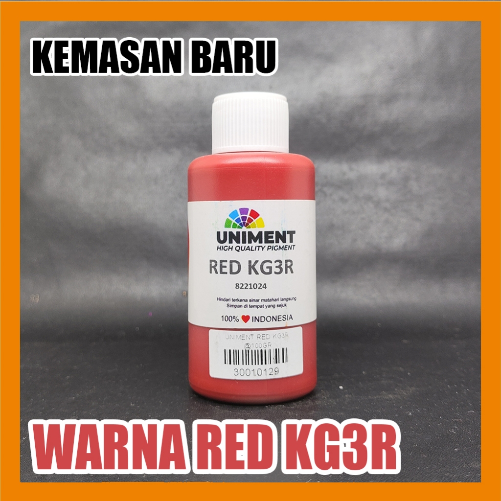 

Pigment Warna Sablon atau Biang Warna Red 100 ml