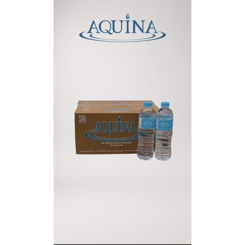 

[GRAB/GOJEK ONLY] AIR MINERAL AQUINA 600ML DUS (24PCS)