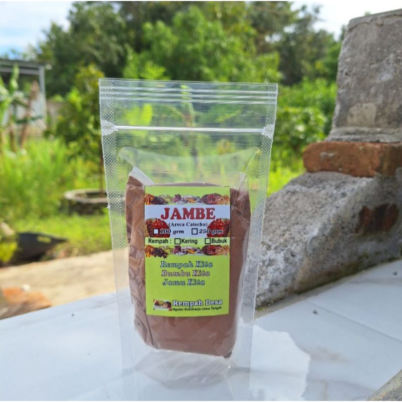 

Buah Pinang Bubuk / Jambe Bubuk 100 gram Kualitas Premium