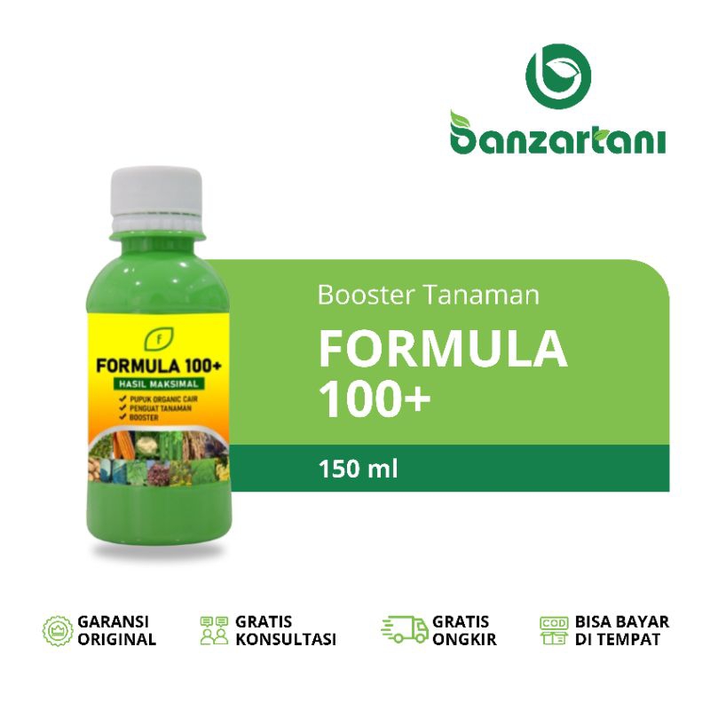 Banzartani - Pupuk Organik Cair Formula 100 + Booster Penguat Tanaman - 150ml