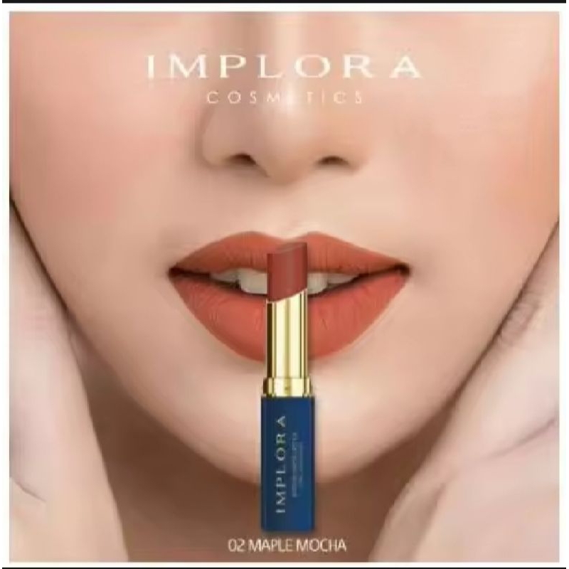 lipstik implora mapple moccha no 2 bpom