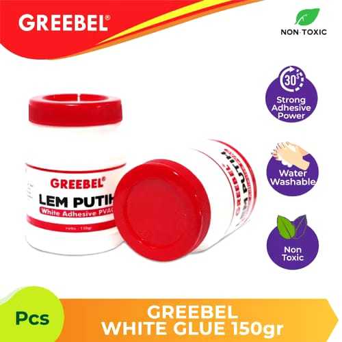 

LEM PUTIH GREEBEL 150 GRAM / LEM GREEBEL PUTIH
