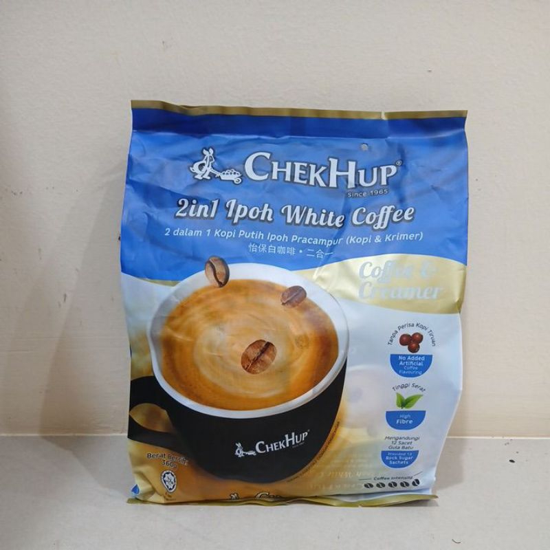 

CHEKHUP 2 IN 1 IPOH WHITE COFFEE (12 SACHET) ASLI MALAYSIA