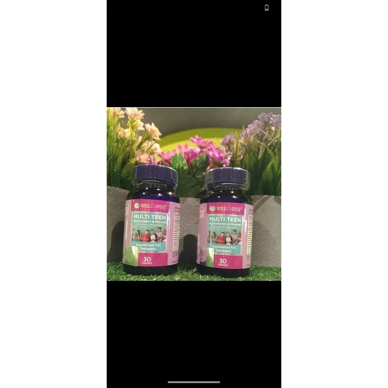 Wellness Multi Teen 30 Kapsul Multiteen Multivitamin Remaja Suplemen