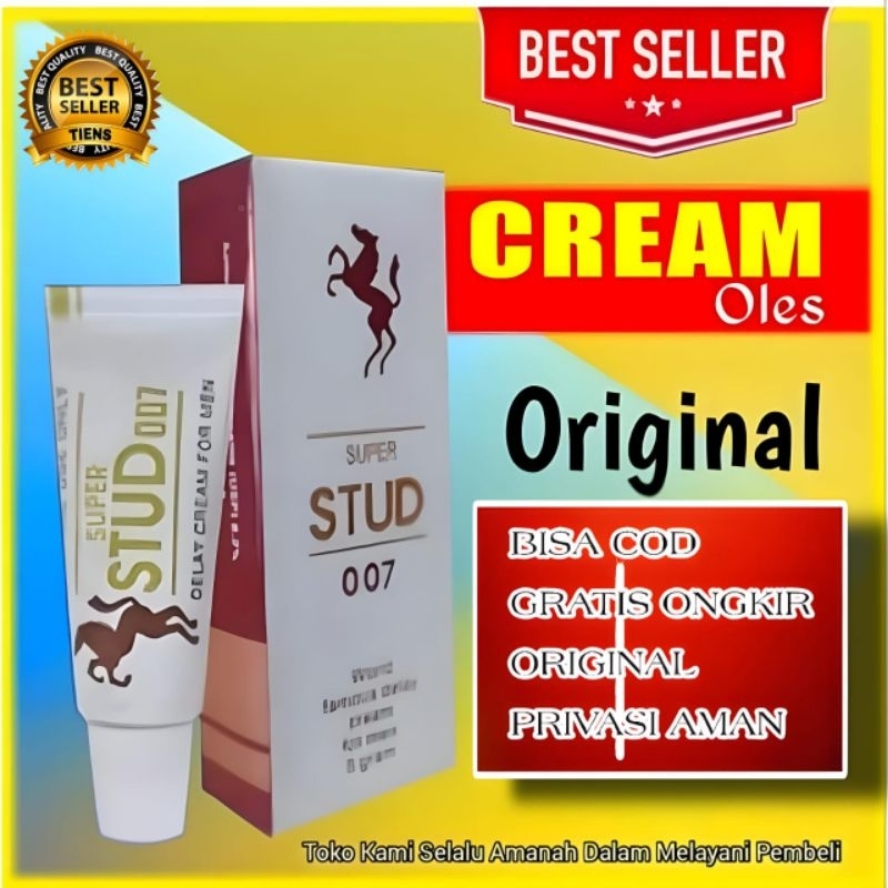 STUD 007 KRIM ORIGINAL 100%  krim Oles Pria OBAT OLES PRIA TRADISIONAL Super Stud 007 ORIGINAL