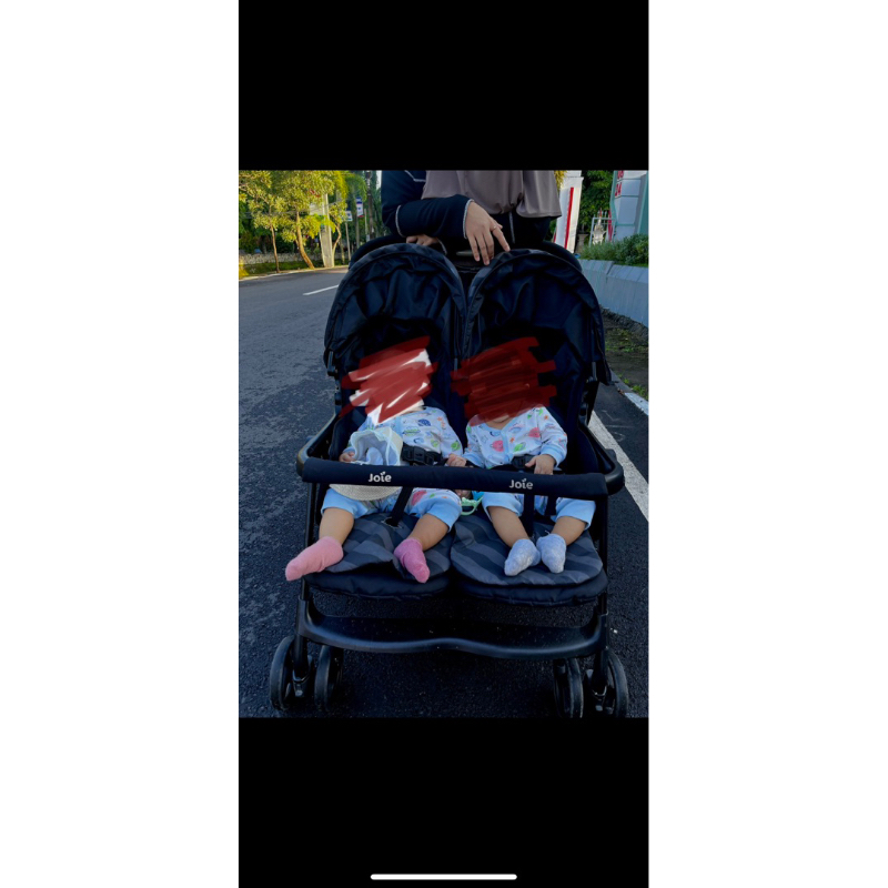 preloved stroller twins anak kembar sibling