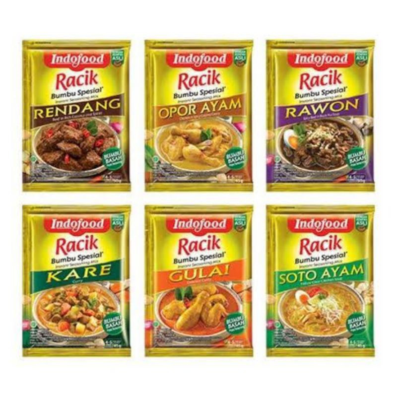 

Indofood Racik Special Rendang Opor Gulai dll