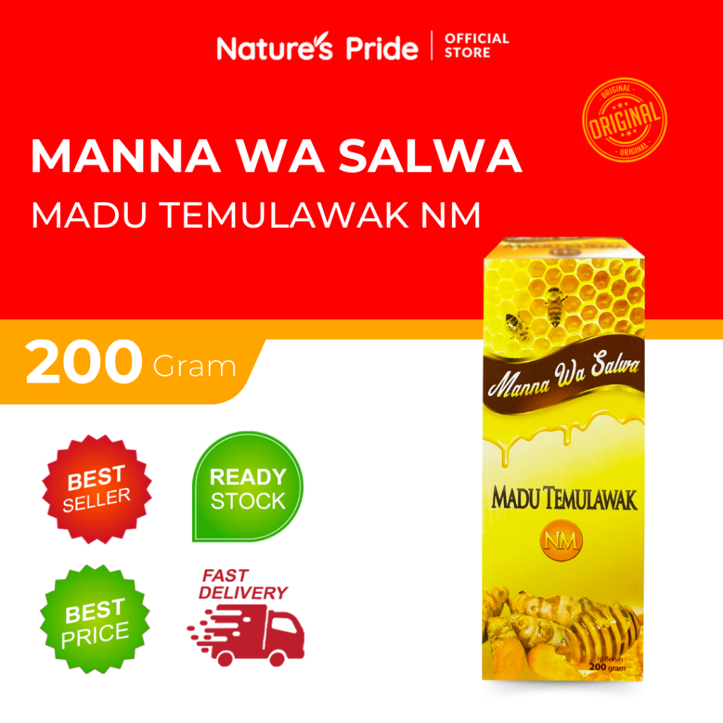 

MANNA WA SALWA MADU TEMULAWAK NM ISI 200 GR