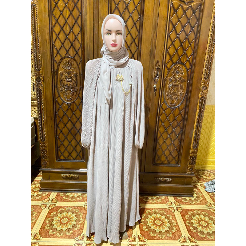 preloved dress feybyfera pleats