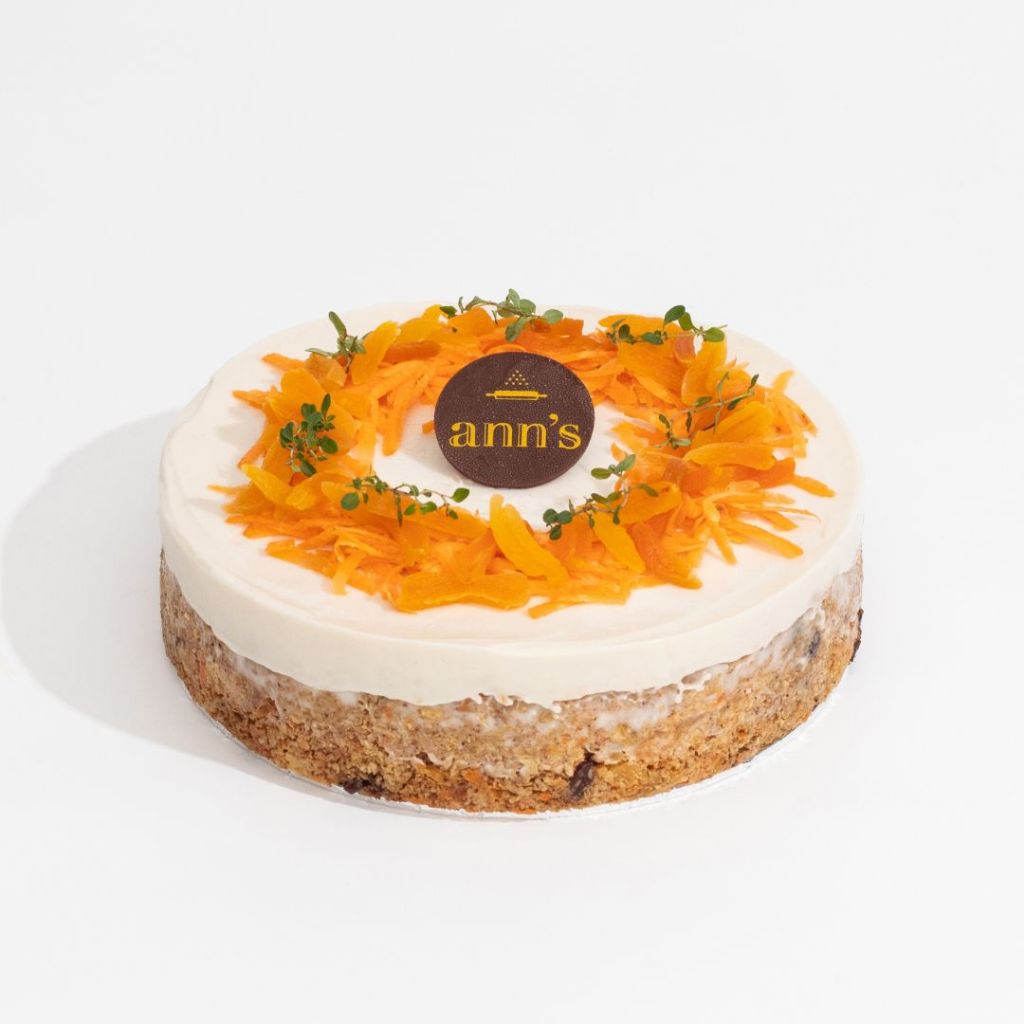 

Ann's - Super Oat Carrot - Birthday Cake / Kue - Round 16 cm (Plant-Based, Gluten-Free)