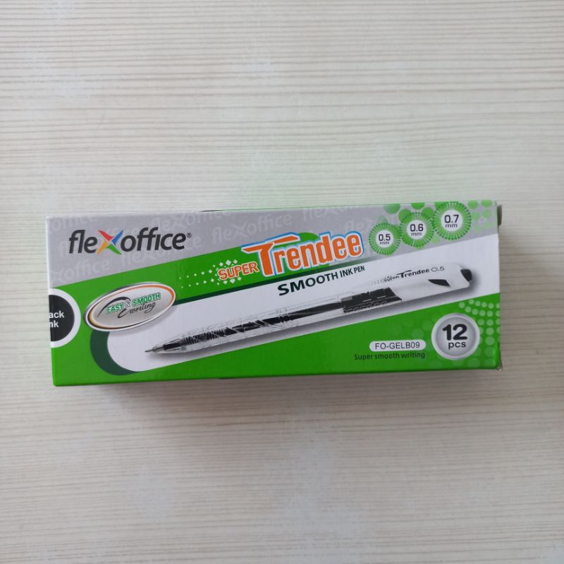 

Bolpen Flexoffice FO-B09 Trendee 0.5mm / Pulpen Cetek Super Trendee 12pc