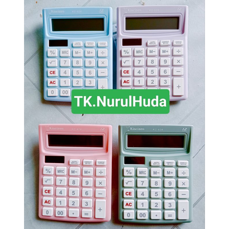 

Kalkulator Kincizen warna warni 12 digit KC 828