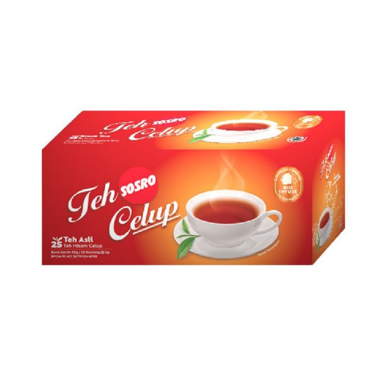 

Sosro Teh Celup 25s ( 1 slop 5 pcs )