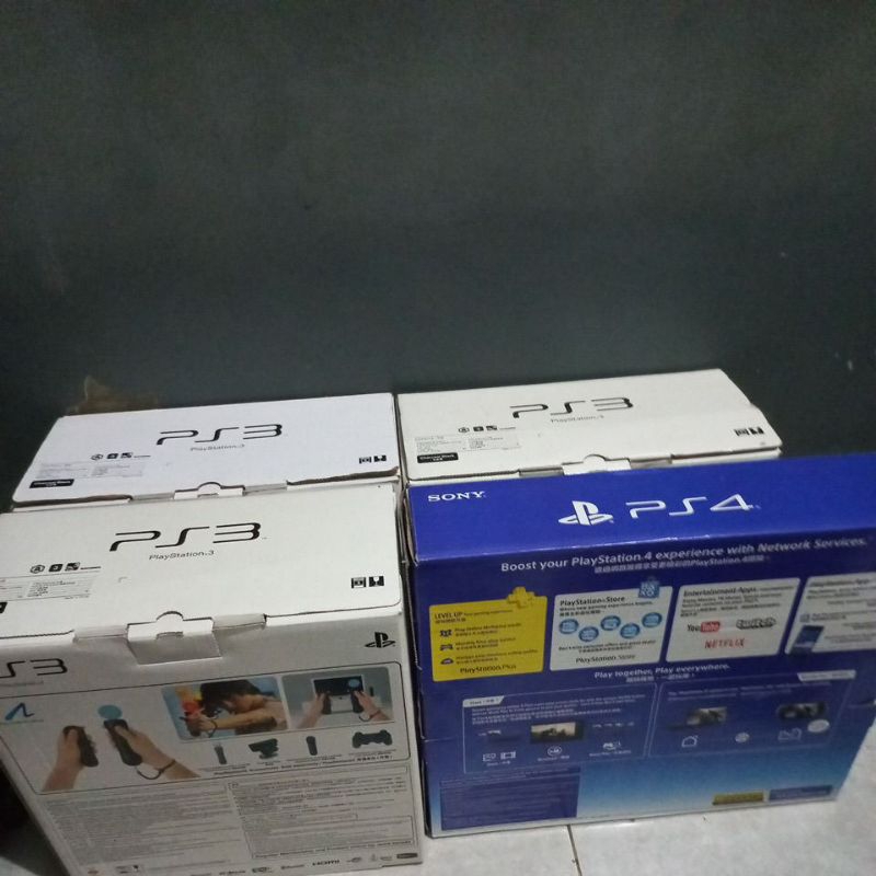 paket Konsole Game 1 Ps4 OFW 1TB + 3 Ps3 Slim CFW 500GB