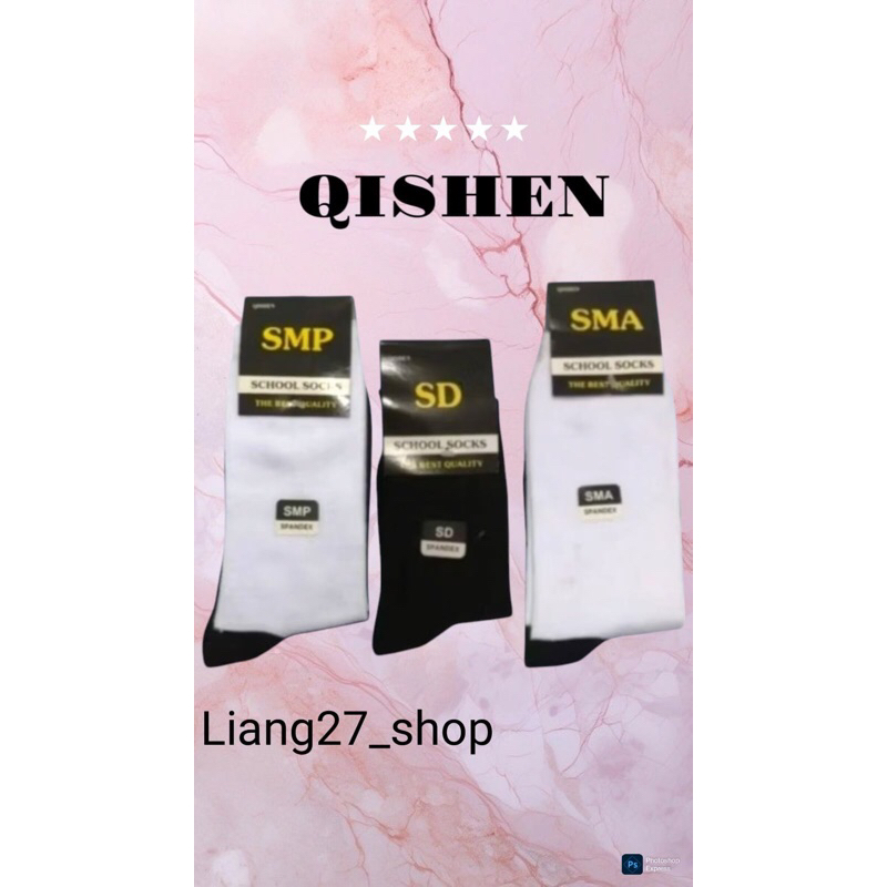 Kaos Kaki Sekolah Merk QISHEN