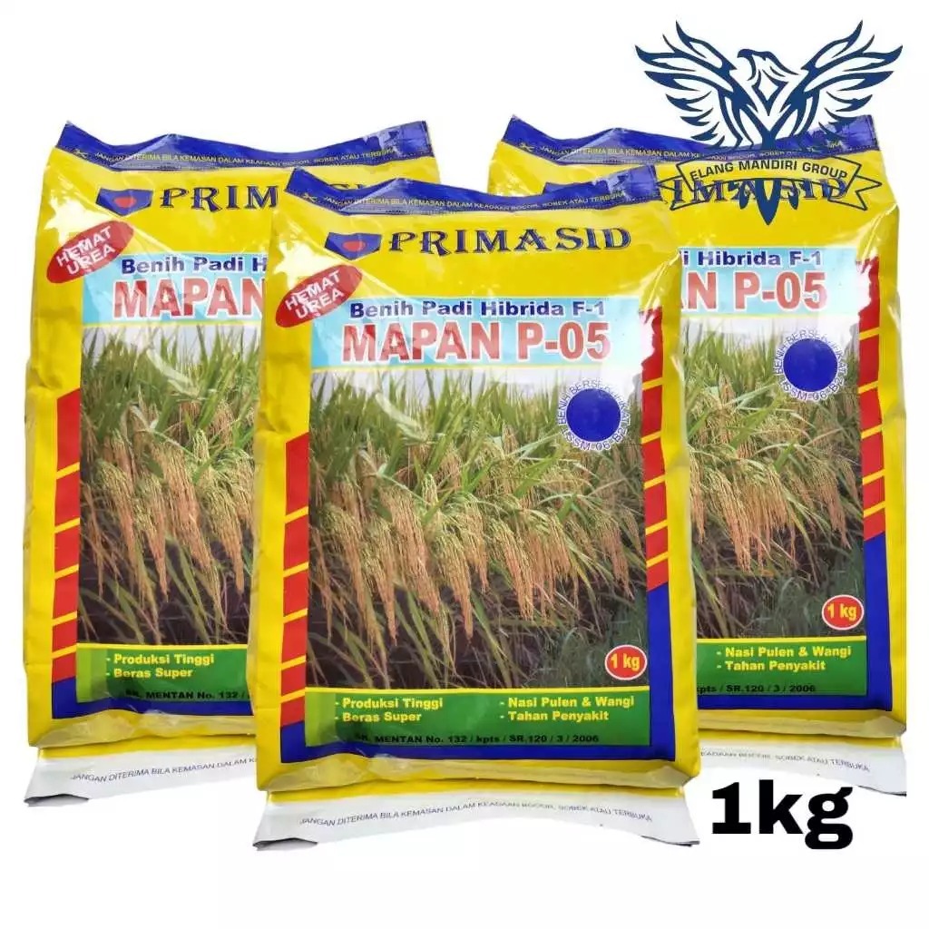 Benih Padi Mapan 05 1KG Unggul Berkualitas Primasid Asli Mapan 05 1KG Benih Padi Unggul Berkualitas 