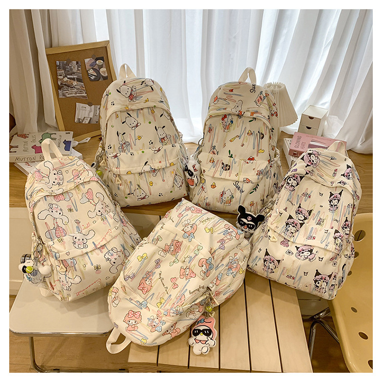 RANSEL SANRIO KOREAN STYLE TERBARU/NEW ARRIVAL SANRIO BAGS/SANRIO LOVERS/KADO SANRIO/TAS KUROMI