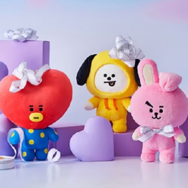 Miniso Boneka BT21 9 Inch RJ Shooky Mang Koya Chimmy Tata Cooky Cookie BTS Jin Suga Jhope RM Jimin V